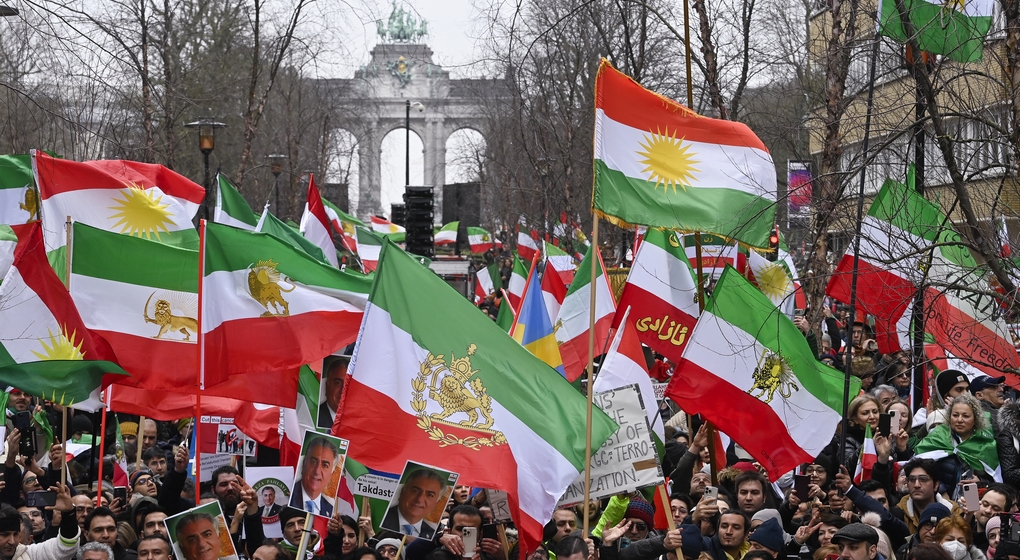 Manifestation Iran Bruxelles 20 Février 2023 - Belga Eric Lalmand