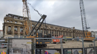 Chantier du Métro 3 : la STIB propose de démonter le toit du Palais du Midi