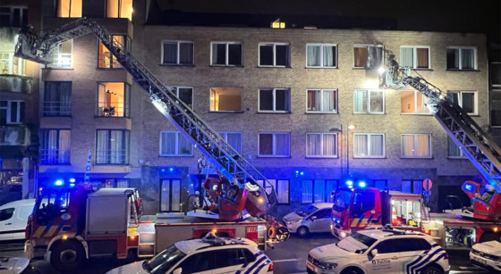 Incendie d'une maison de repos à Evere - Photo : Siamu Bruxelles