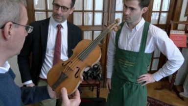 Le violon d’Henri Vieuxtemps, détruit par les inondations de 2021, restauré par un luthier bruxellois