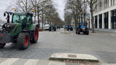 Manifestation des agriculteurs flamands : de gros embarras de circulation