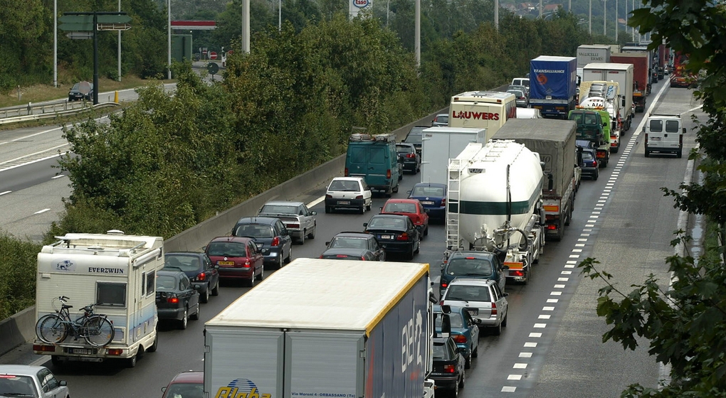 Autoroute E411 Wavre Embouteillages Bouchons Voitures - Belga Etienne Ansotte