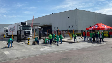 Delhaize : le blocage du centre de distribution à Zellik reprend de plus belle