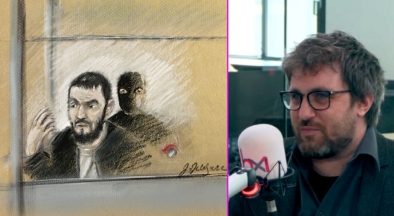 Jonathan De Cesare Dessinateur Procès des Attentats de Bruxelles - BX1