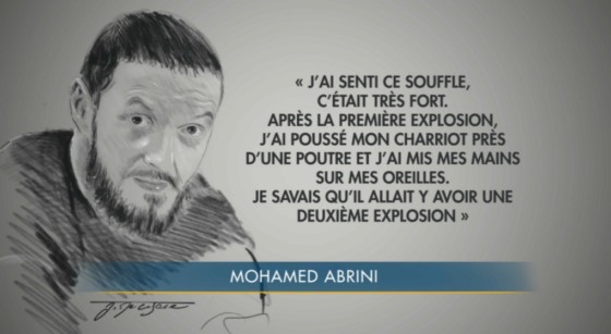 Mohamed Abrini Réaction Procès Attentats du 22 mars 2016 - BX1 - Belga Jonathan De Cesare