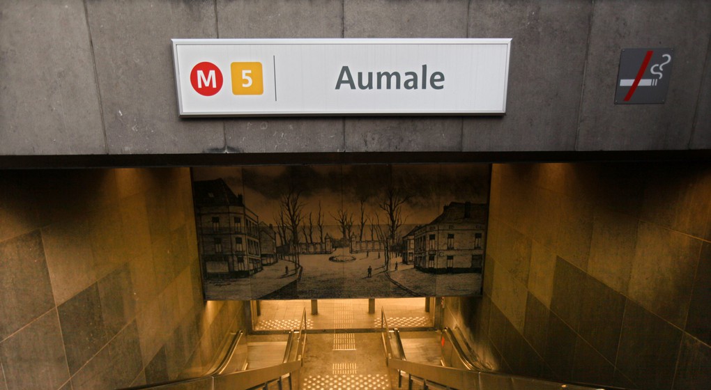 Station de métro Aumale - Belga Christophe Legasse