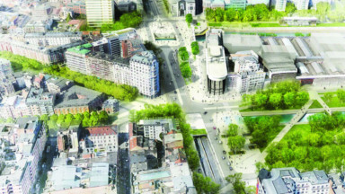 Permis d’urbanisme accordé pour le réaménagement du square Sainctelette à Bruxelles