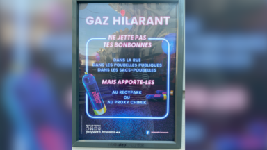 Gaz hilarant : les bourgmestres bruxellois veulent interdire la vente de protoxyde d’azote
