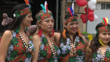 Le Pérou à la fête en plein cœur du centre-ville