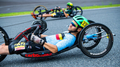 Mondiaux de paracyclisme : le Bruxellois Maxime Hordies à nouveau champion du monde dans la course sur route