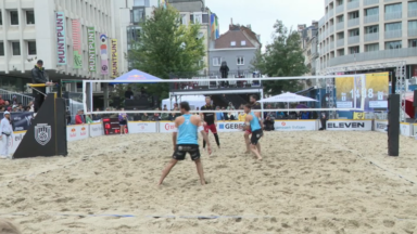 Bruxelles était synonyme de beach-volley ce week-end