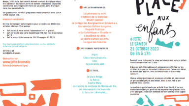 “Place aux enfants”: Jette s’adresse uniquement aux francophones