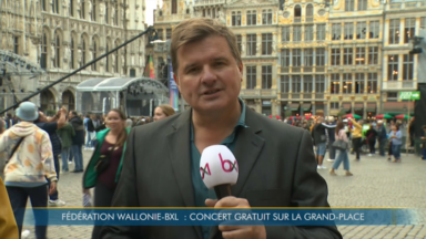 Grand-Place : le compte à rebours est lancé pour le concert de la fête de la Fédération Wallonie-Bruxelles
