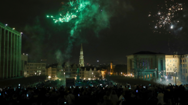 55 000 spectateurs ont admiré le feu d'artifice du Nouvel An à Bruxelles  (PHOTOS) 