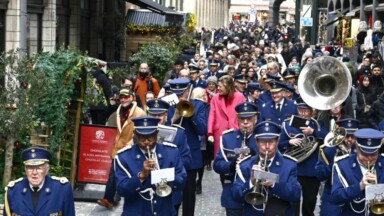 La police intégrée a rendu hommage à Bruxelles aux agents décédés en service