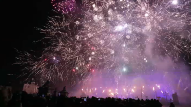 Le feu d’artifice du Nouvel an a attiré 55.000 spectateurs cette nuit