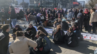8 mars: l’Université Libre de Bruxelles bloquée par les étudiants