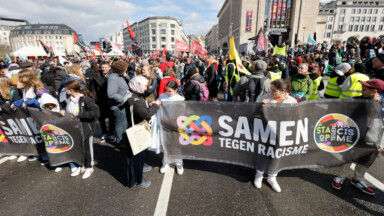 Plusieurs milliers de personnes se mobilisent à Bruxelles contre le racisme