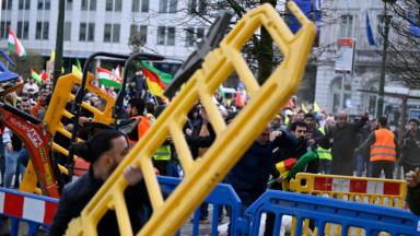 Une manifestation pro-kurdes dégénère place du Luxembourg