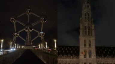 L’Atomium et la Grand-Place se sont éteints pour l’action “Earth Hour”