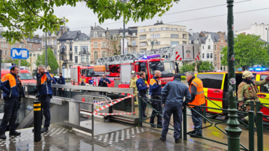 Le trafic du métro bruxellois interrompu à Mérode en raison d’un début d’incendie