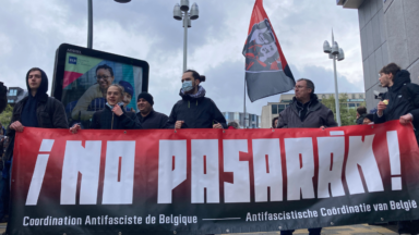 Saint-Josse-ten-Noode : une centaine de manifestants contre la conférence entre élus d’extrême-droite