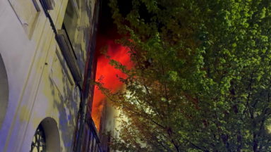 Important incendie à Schaerbeek, sept personnes intoxiquées