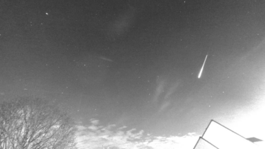 Une météorite a traversé le ciel bruxellois dans la nuit
