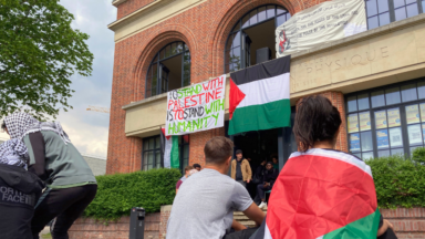 Un bâtiment de l’ULB occupé en soutien à la Palestine