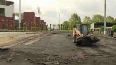 Projet NEO au Heysel : premiers coups de pelleteuse pour le futur Parc des Sports