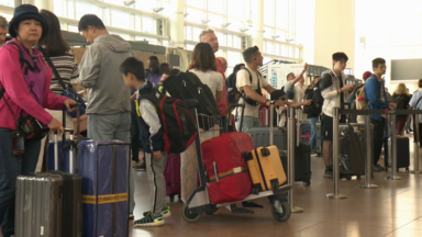 Coup d’envoi des premiers départs en vacances à l’aéroport de Zaventem
