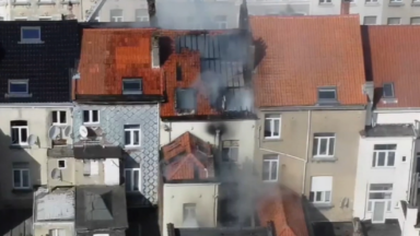 Quinze personnes devront être relogées à la suite d’un incendie à Molenbeek-Saint-Jean
