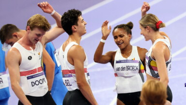 JO 2024 : record de Belgique pour le relais mixte 4x400m qui termine 4ème