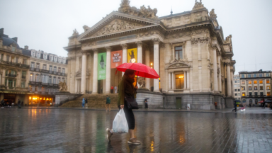 Dépression Kirk : Bruxelles en avertissement jaune ce mercredi, de plus fortes pluies attendues ce jeudi