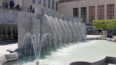 Les travaux de rénovation de la fontaine du Mont des Arts dureront trois mois