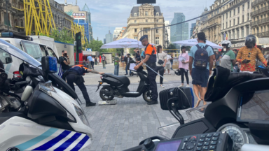 13 cyclomoteurs immobilisés lors d’une action de contrôle à Bruxelles