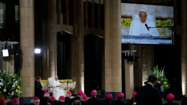 Le Pape François à la Basilique de Koekelberg devant plus de 3.000 personnes