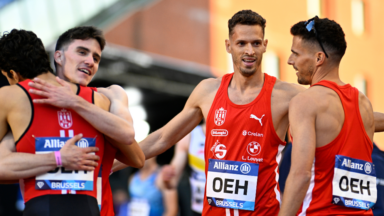 Kevin Borlée a refait un tour de piste pour un record de Belgique en clubs sur 4X400m