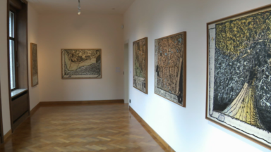 Exposition : le “pinceau voyageur” d’Alechinsky se pose à la Villa Empain