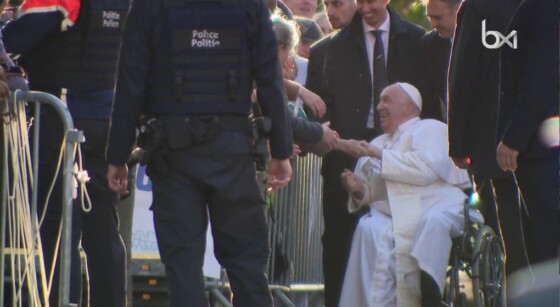 Le Pape François à Woluwe Saint-Pierre