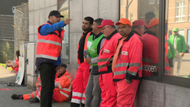 Première assemblée générale pour les travailleurs du service propreté de Molenbeek