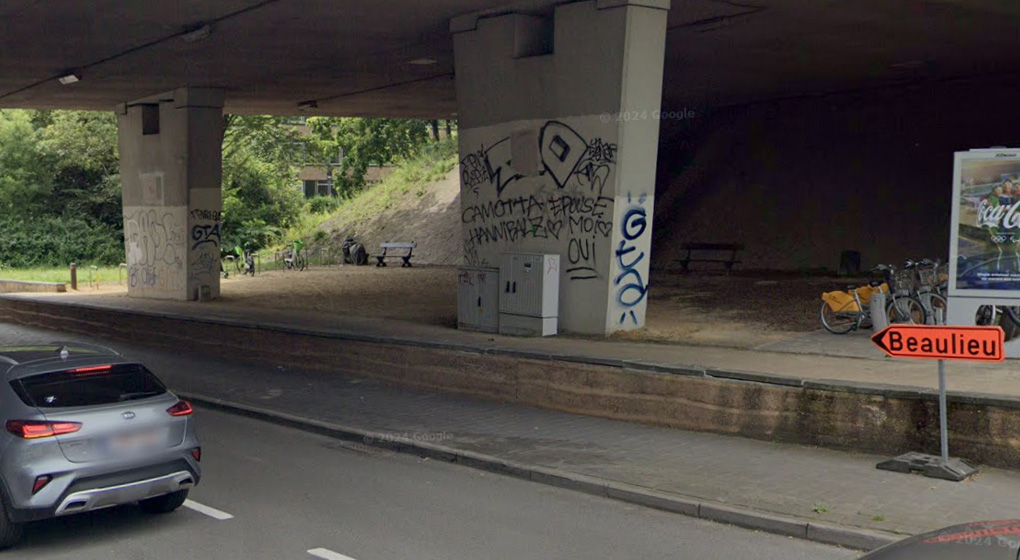 Viaduc Herrmann Debroux - Source : Google Street View