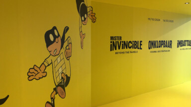 Le héros “Imbattable” invite à sauter à pieds joints dans son univers au Musée de la BD