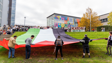 Des étudiants pro-palestiniens lancent une nouvelle occupation sur le campus de la VUB