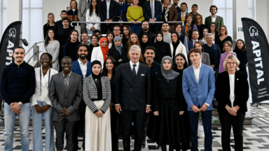 Le Roi visite l’asbl Capital