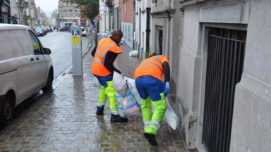 Manifestation secteur non-marchand : la collecte des déchets perturbée