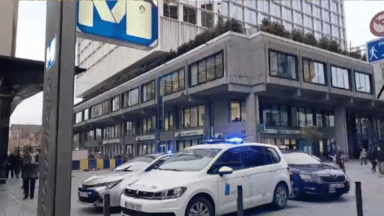 Incident à la station De Brouckère, la circulation interrompue entre Lemonnier et Gare du Nord