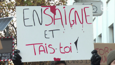 Grève dans l’enseignement: “Une mobilisation historique”