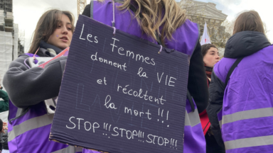 Marche à Bruxelles, avec une attention particulière aux femmes victimes de conflits armés