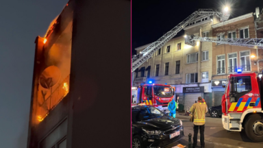 Une dizaine de personnes relogées après un incendie à Laeken